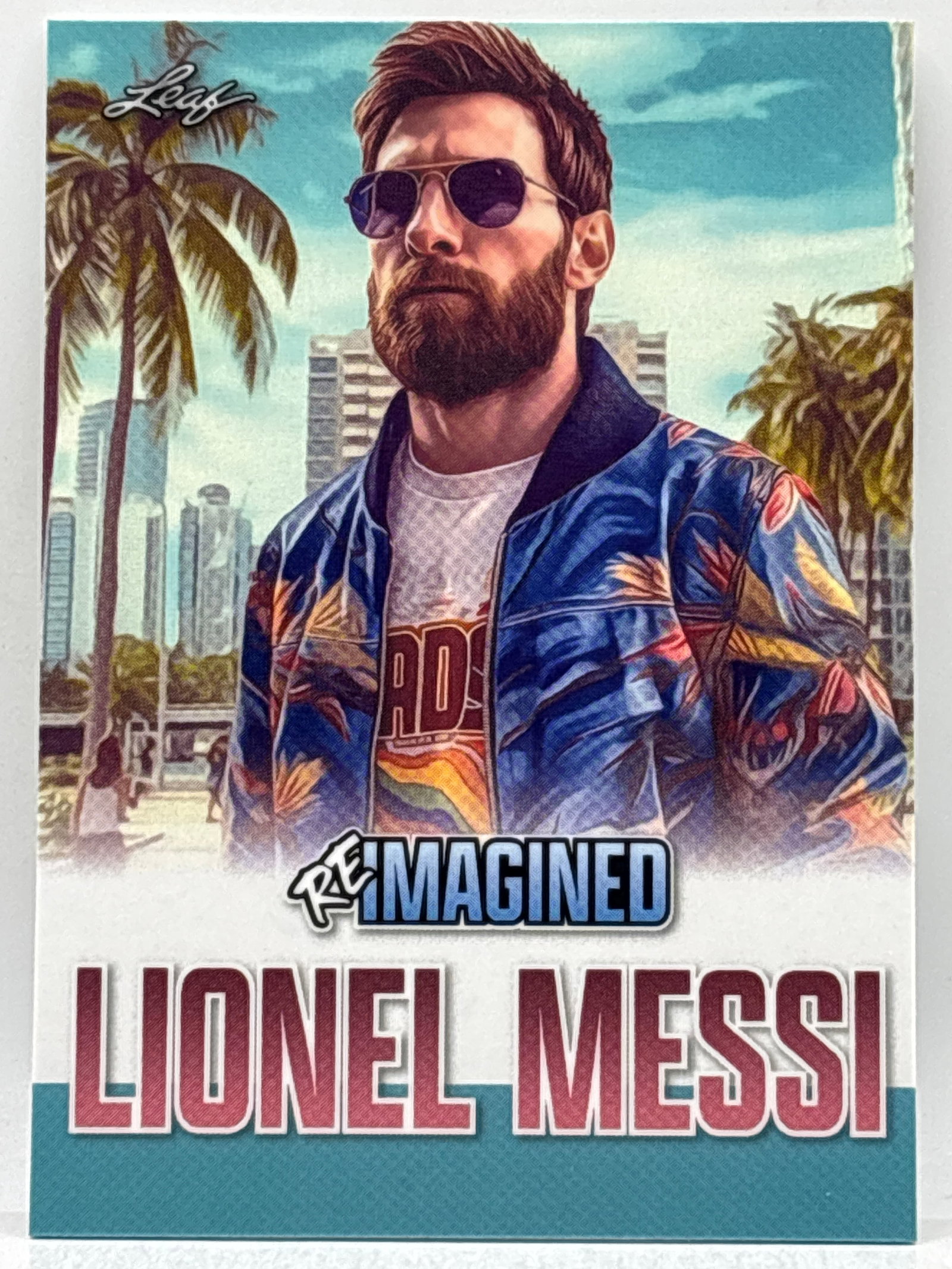 /1438 2023 LEAF REIMAGINED LIONEL MESSI INSERT: THE HOBBY BOX - CHOOSE ARRANGE YOUR OWN SHIPPING WHEN YOU GET YOUR INVOICE FOR CHEAPER SHIPPING