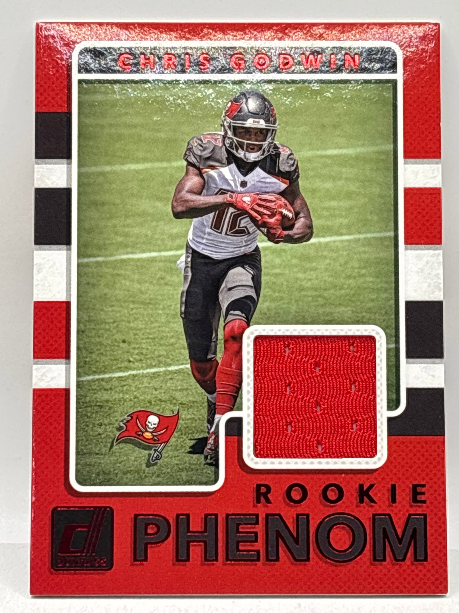 2017 PANINI DONRUSS CHRIS GODWIN ROOKIE PHENOM ROOKIE PATCH: THE HOBBY BOX - CHOOSE ARRANGE YOUR OWN SHIPPING WHEN YOU GET YOUR INVOICE FOR CHEAPER SHIPPING