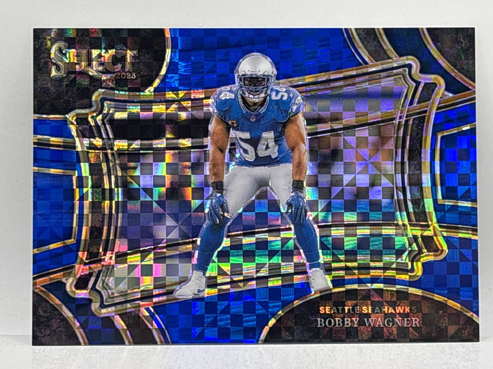 /49 2023 PANINI SELECT FIELD LEVEL BOBBY WAGNER BLUE PRIZM HOLO (1 of 2)