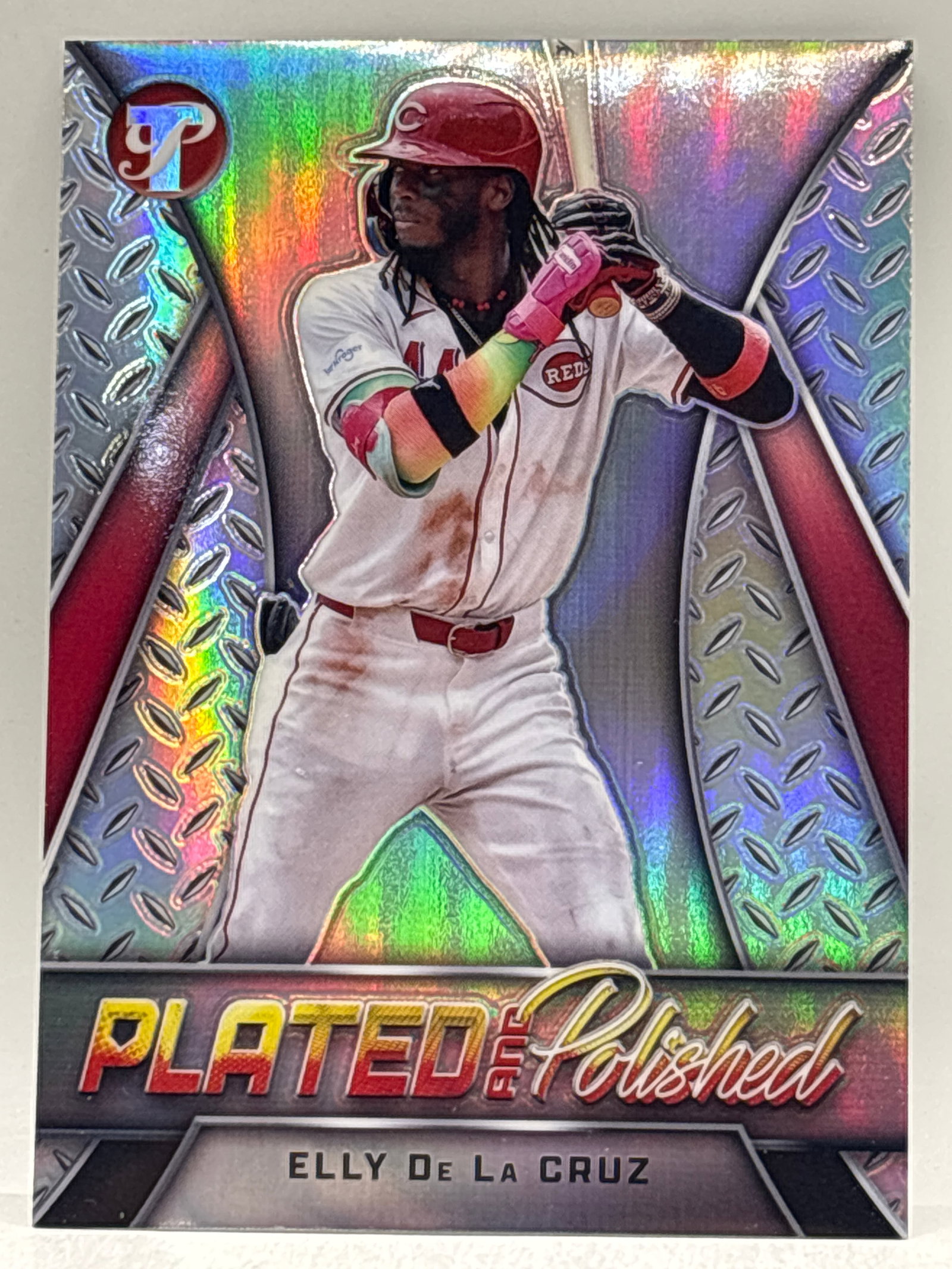 2025 TOPPS TRIBUTE ELLY DE LA CRUZ PLATED AND POLISHED INSERT: THE HOBBY BOX - CHOOSE ARRANGE YOUR OWN SHIPPING WHEN YOU GET YOUR INVOICE FOR CHEAPER SHIPPING
