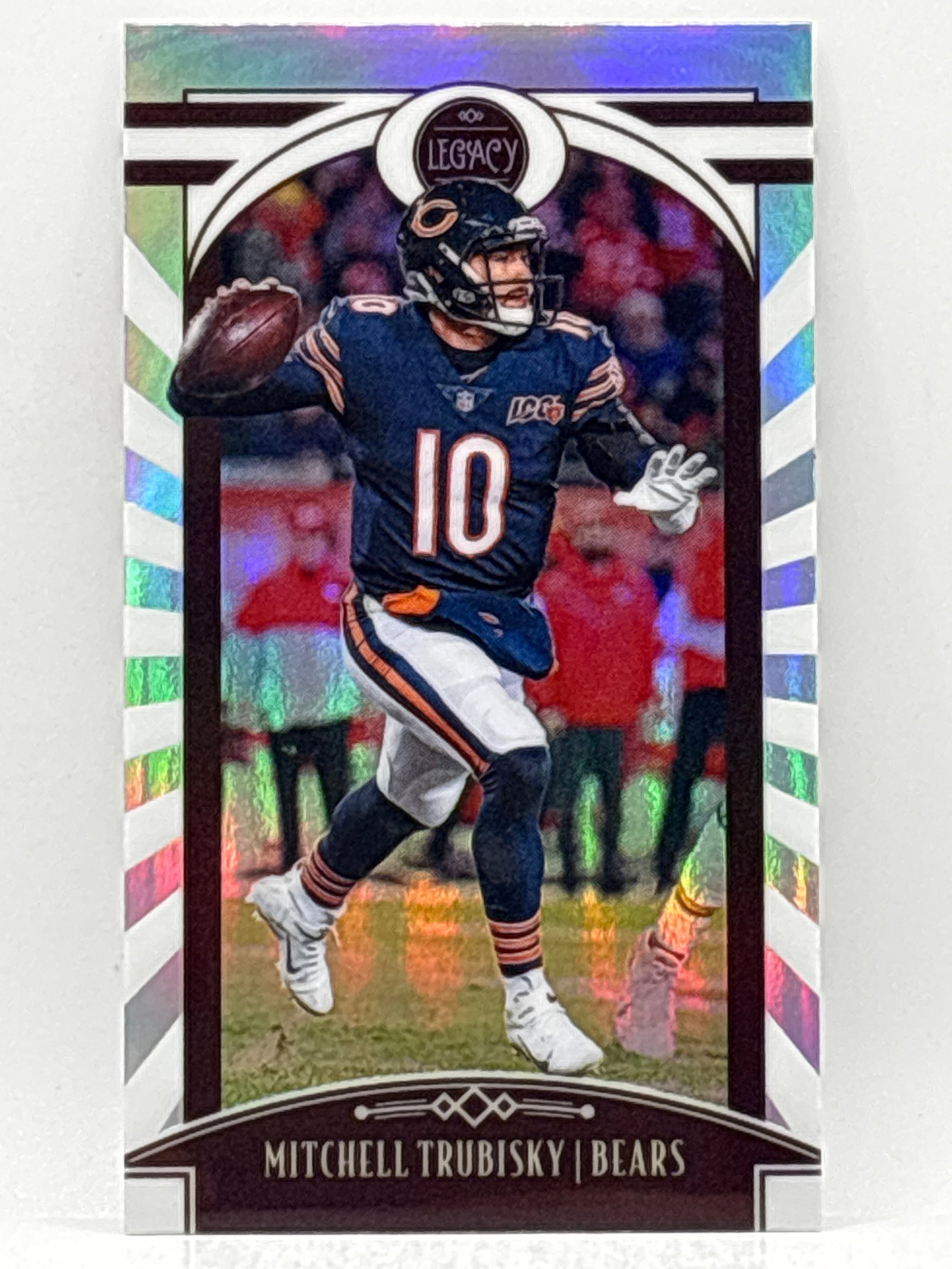 CASE HIT! 2020 PANINI LEGACY MITCHELL TRUBISKY MINI: THE HOBBY BOX -CHOOSE ARANGE MY OWN SHIPPING WHEN YOU GET YOUR INVOICE FOR CHEAPER SHIPPING CHARGES