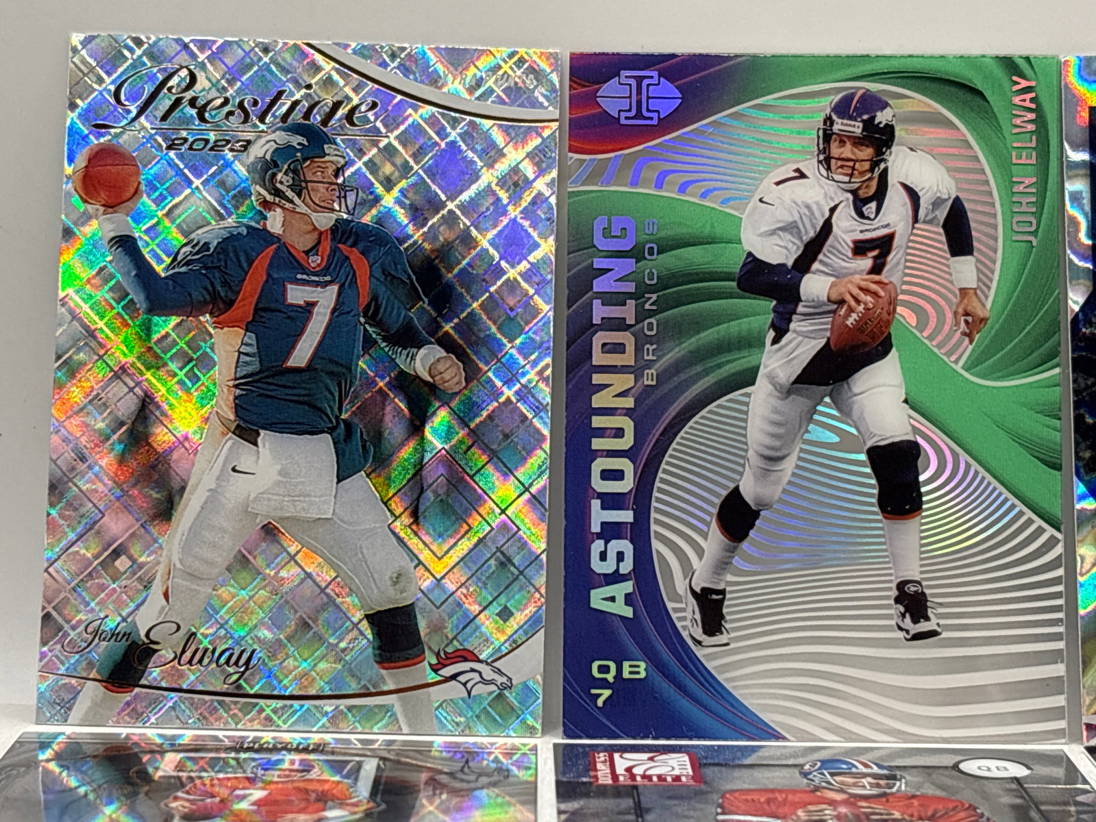 JOHN ELWAY SP INSERT LOT - 2