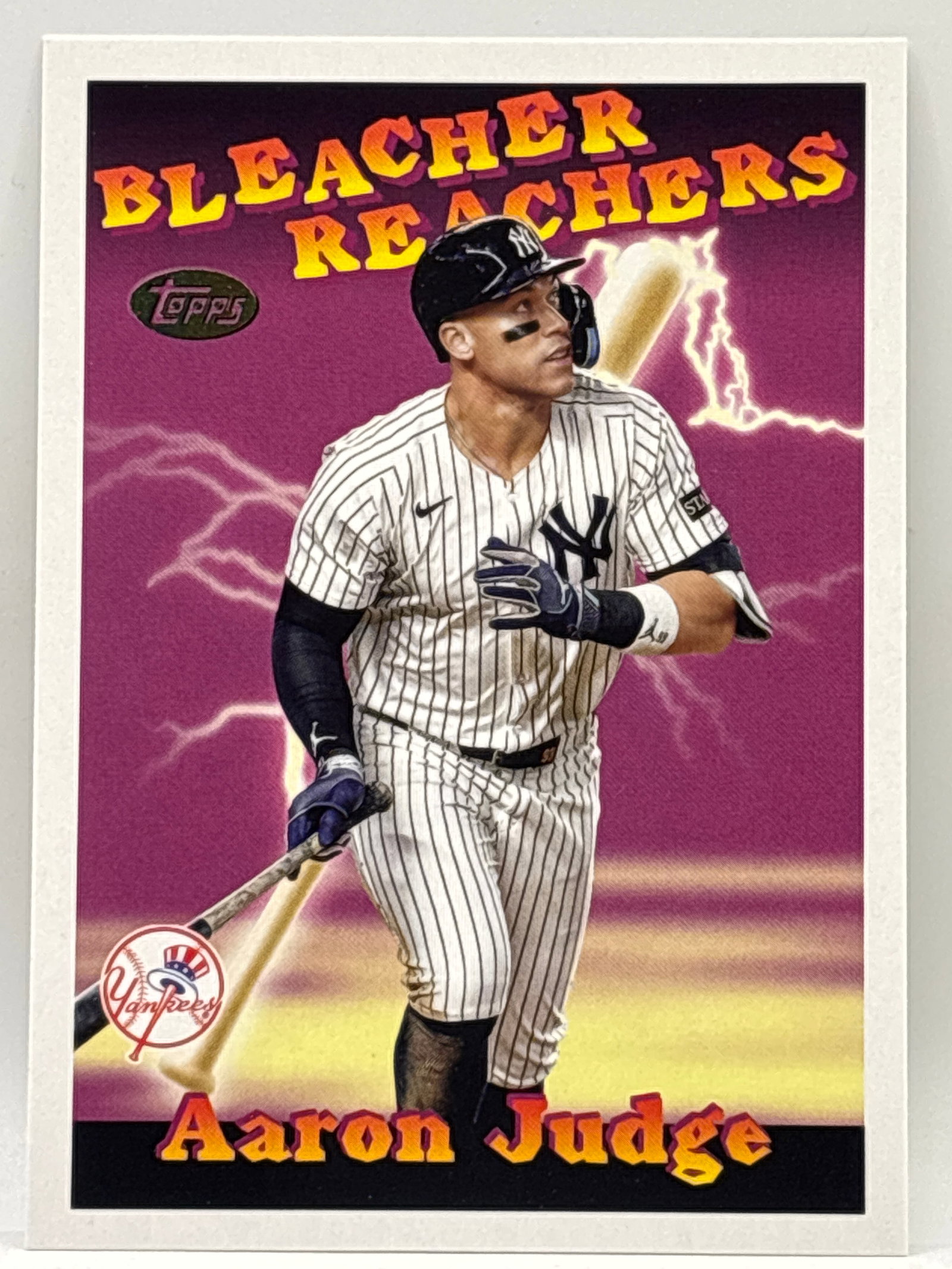 2025 TOPPS BLEACHER REACHERS AARON JUDGE SEASONS BEST INSERT: THE HOBBY BOX - CHOOSE ARRANGE YOUR OWN SHIPPING WHEN YOU RECEIVE YOUR INVOICE FOR LOWER SHIPPING CHARGES