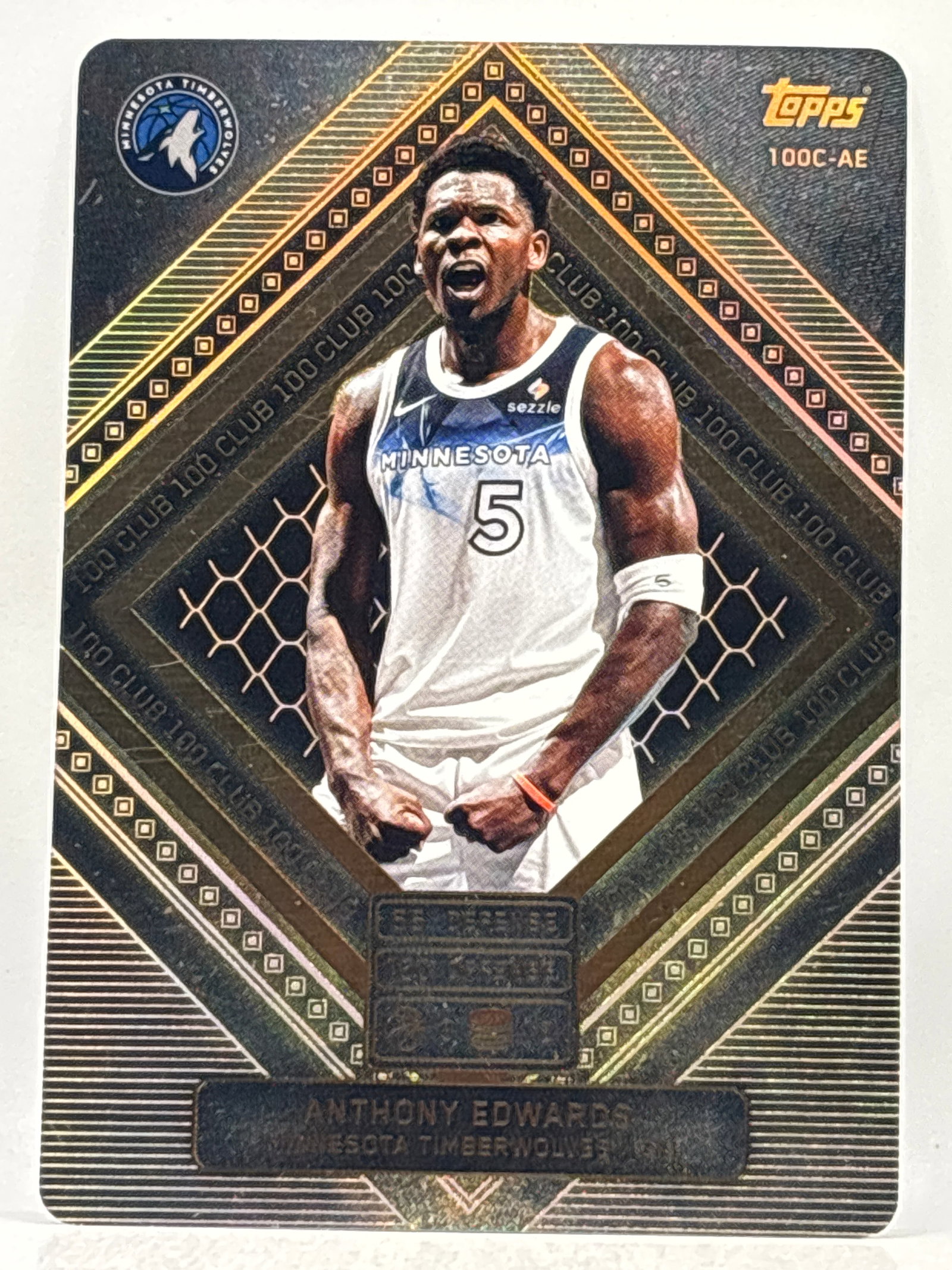 2025 TOPPS MATCH ATTAX ANTHONY EDWARDS CLUB 100 INSERT: THE HOBBY BOX - CHOOSE ARRANGE YOUR OWN SHIPPING WHEN YOU RECEIVE YOUR INVOICE FOR LOWER SHIPPING CHARGES