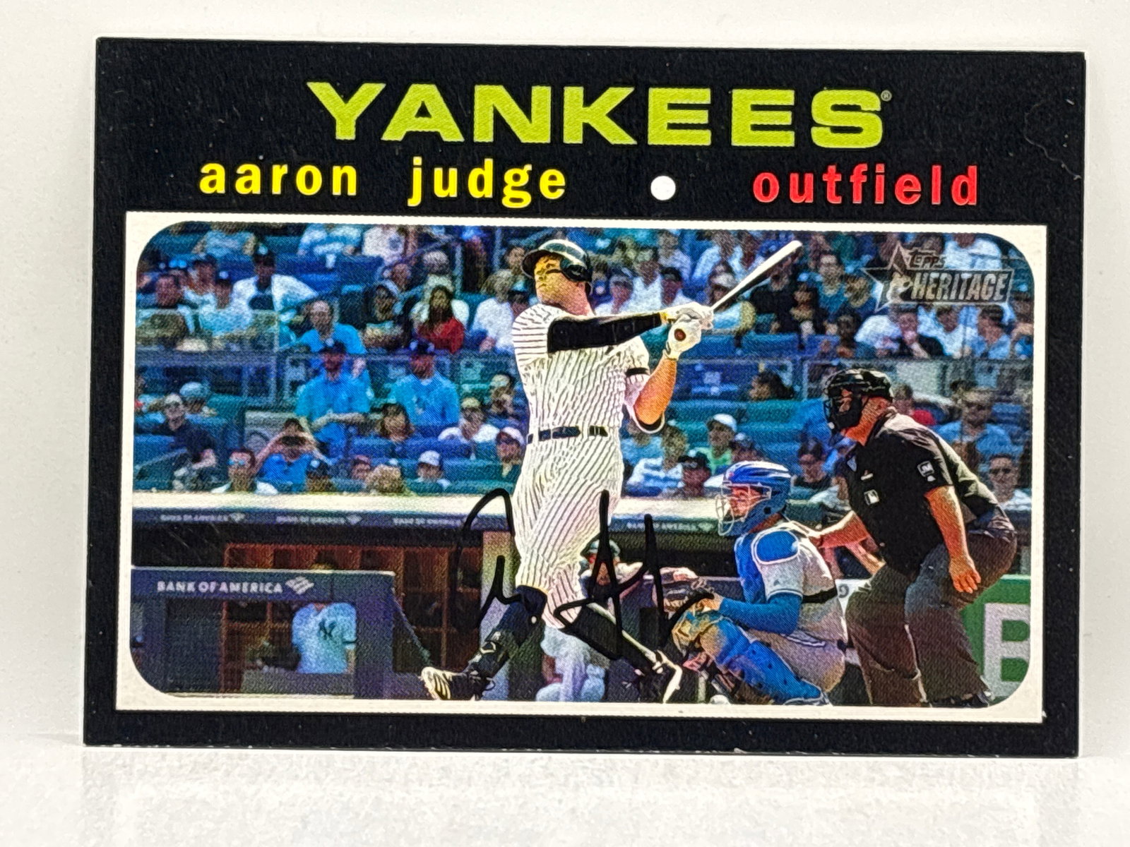 2020 TOPPS AARON JUDGE FACSIMILE AUTO: THE HOBBY BOX - CHOOSE ARRANGE YOUR OWN SHIPPING WHEN YOU RECEIVE YOUR INVOICE FOR LOWER SHIPPING CHARGES