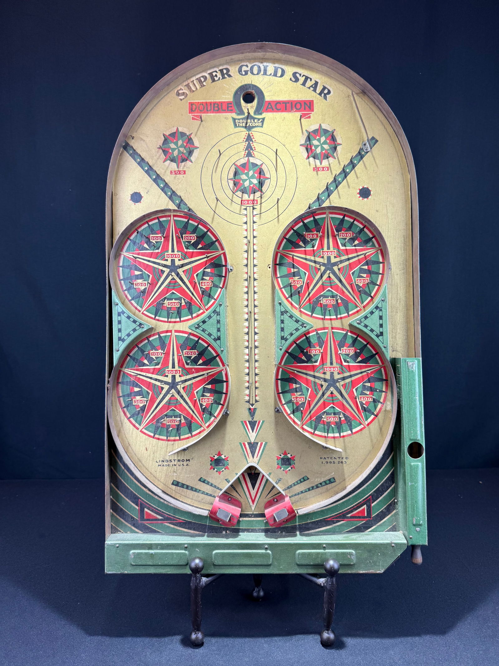 Lindstrom "Super Gold Star" Double Action Tabletop Game, c.1934 (1 of 6)