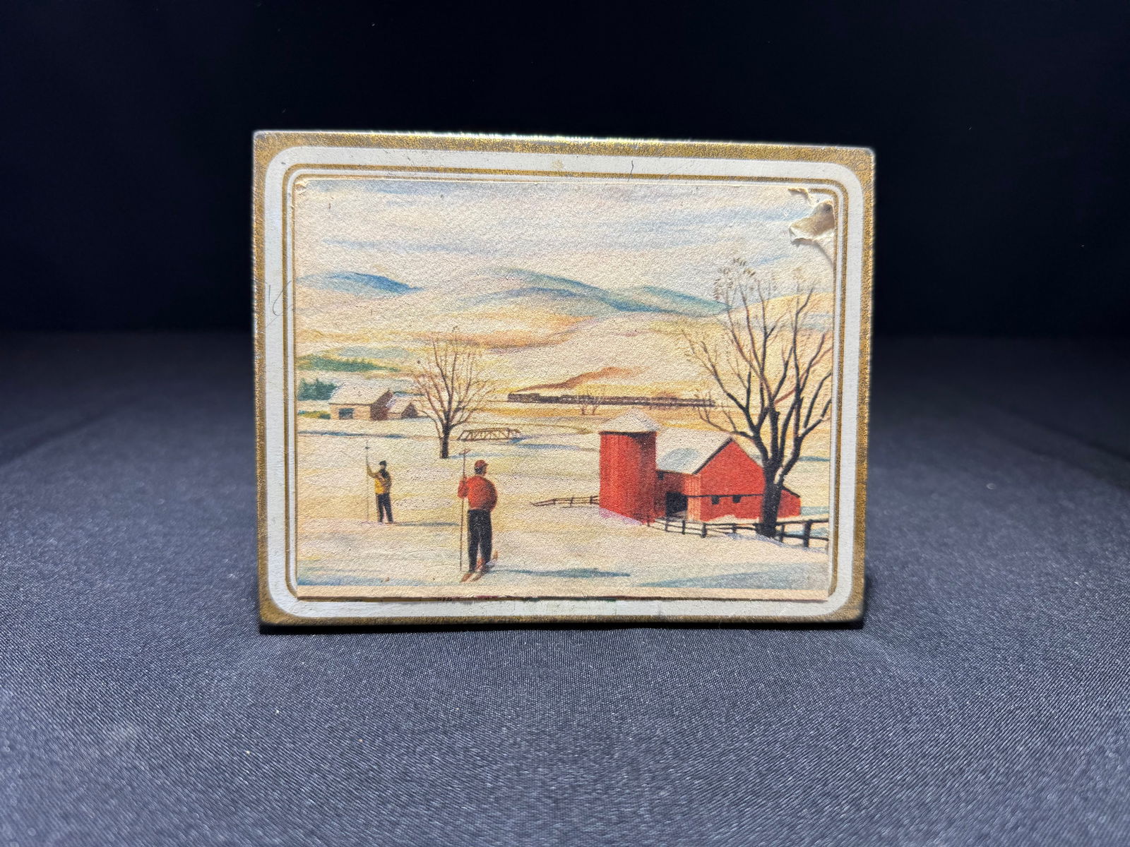 Chesterfield Cigarette Advertising Display Box, circa 1940s (1 of 5)