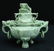 DEEP CARVED JADE INCENSE BURNER
