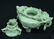 DEEP CARVED JADE INCENSE BURNER - 2