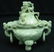 DEEP CARVED JADE INCENSE BURNER - 4