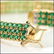 22.19 CT Green Agate & Diamond Designer Bracelet - 3