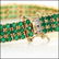 22.19 CT Green Agate & Diamond Designer Bracelet - 4