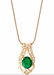 6.69 CTW Green Agate & Diamond Fine Necklace $1075