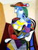PORTRAIT OF MARIE-THERESE WALTER Picasso Estate Signed