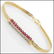 3.39 CT Ruby & Diamond Designer Bracelet $960