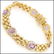 12.37 CT Amethyst & Diamond Designer Bracelet
