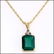Genuine 4.7 CT Green Agate Diamond Pendant