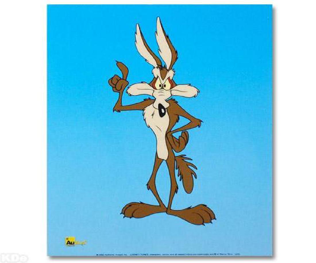 Animation Sericel - Wiley E. Coyote: 10" x 8" Animation Sericel based on the cartoon series, comes with certificate of authenticity