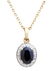 1.97 Cts Certified Sapphire & Diamond Necklace $4,011