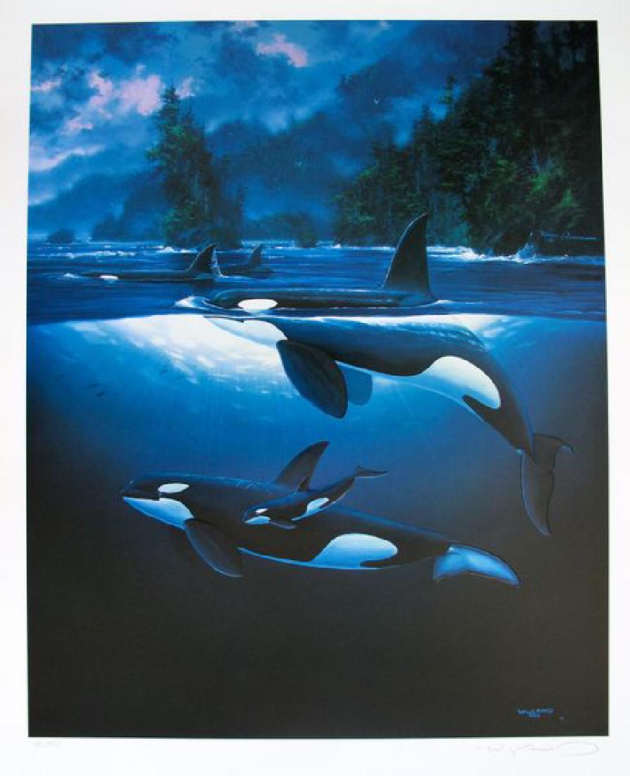 Robert Wyland NORTHERN WATERS Serigraph: Enjoy the visual poetic merging worlds of reknowned Artists Robert Wyland and James Coleman. Journey into a world of lifelike imagery and captivating color with this breathtaking collaboration between