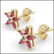 3.22 CT Ruby & Diamond Fine Designer Earrings $865 - 2