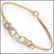 3.89 CTW Blue Topaz & Diamond Fine Bracelet