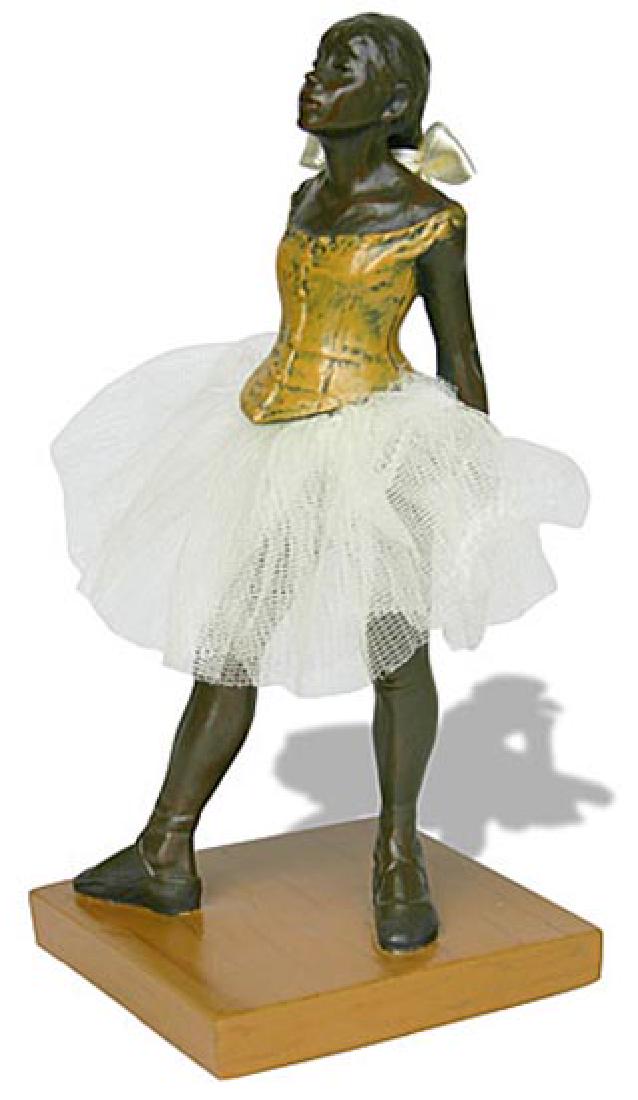 Edgar Degas THE FOURTEEN YEAR OLD DANCER Sculpture: This is a highly collectible, quality, resin sculpture with hand-painted color details, matte and glossy finish. Guaranteed fully authentic and authorized piece! Absolute Mint Condition, comes new in 
