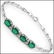 4.39 Ct Green Agate & Diamond Designer Bracelet