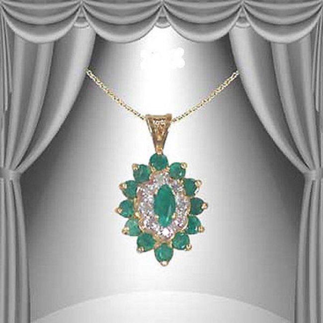 3.92 CT Green Agate & Diamond Fine Necklace $1170: Master jewelers designed your Necklace with: 1 piece of Green Agate quality AAA no treatment. 12 pieces of Green Agates quality AAA no treatment. 8 pieces of GENUINE 3X2mm faceted round diamond. 0.12 