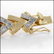 0.25 CT Diamond 18KGP Designer Bracelet $1,800 - 4