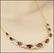 5.19 CT Garnet & Diamond Designer Necklace $1,500