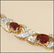 5.19 CT Garnet & Diamond Designer Necklace $1,500 - 2