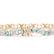 9.05 ctw Blue Topaz & Diamond Designer Bracelet $1,330 - 2