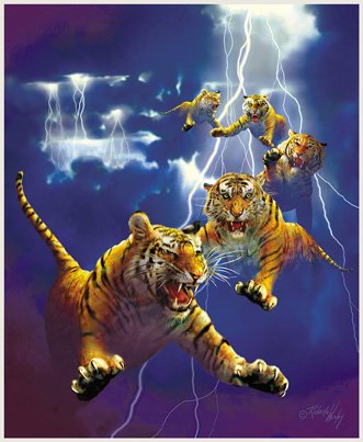 Eye of the Storm by Roberta Wesley: This High Quality open edition print made on archival high quality paper and hand signed by Roberta Wesley Comes in size:16" x 24"