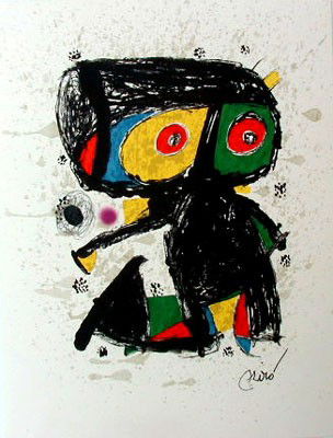 Joan Miro POLI XV YEARS Lithograph: This is a Joan Miro lithograph titled "Poli XV Years" (1980). Medium: Lithograph on Guarro Paper, Plate Signed. Paper Size: 14" x 11" Comes with a certificate of authenticity.