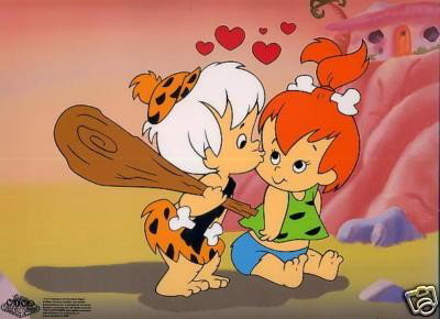 THE FLINTSTONES PEBBLES & BAM BAM SERICEL: THE FLINTSTONES PEBBLES & BAM BAM SERICEL HANNA BARBERA FROM VIVA ROCK VEGAS artist: Animation Art Hanna-Barbera Studio PEBBLES & BAM BAM 2000 10 1/2'' x 12 1/2'' Sericel. From the edition of 5000. Ba