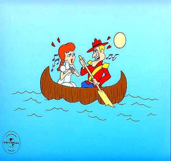 Animation Sericel Dudley and Nell: 10.5" x 12.5" Animation Sericel based on the cartoon series "Dudley Do-Right". Comes with certificate of authenticity