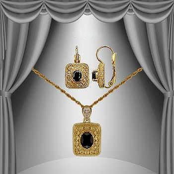 1 CT Garnet Diamond Set: 1 piece of GENUINE 7X5mm faceted oval garnet. 2 pieces of GENUINE 6X4mm faceted oval garnet. 1 piece of GENUINE single cut diamond .01 carat tw. 2 grams of brass layered with gold. The necklace length