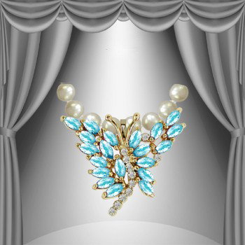 3 CT Blue Topaz Diamond Pendant : Master jewelers designed your pendant with 20 pieces of GENUINE 5X2.5mm faceted marquis ruby. 11 pieces of GENUINE single cut diamonds .08 carat tw. 4.3 grams of sterling silver layered with 18K Gold.
