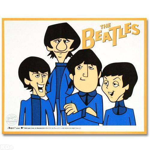 Limited Edition Animation Sericel, The Beatles - T: 14" x 14" Animation Sericel based on the cartoon series "The Beatles", comes with certificate of authenticity