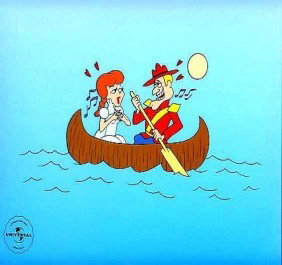 Animation Sericel Dudley and Nell: 10.5" x 12.5" Animation Sericel based on the cartoon series "Chilly Willy". Comes with certificate of authenticity