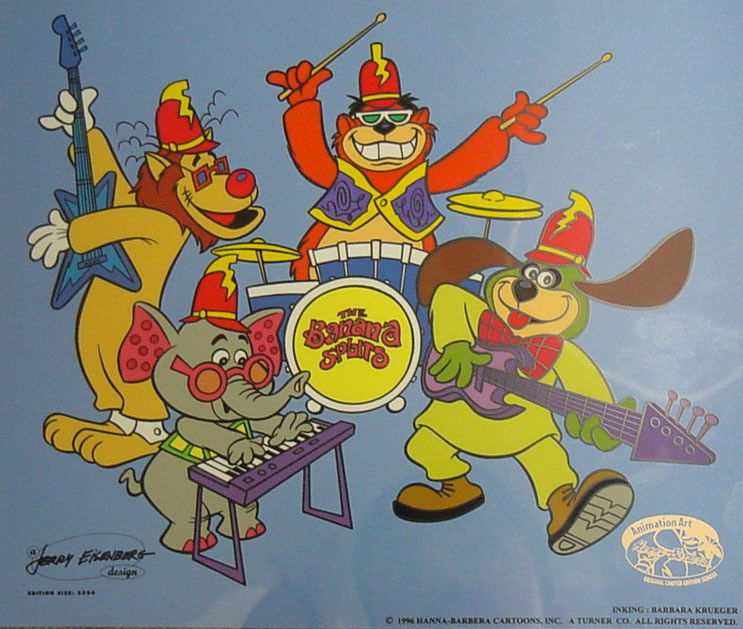 Animation Sericel Tra-La-La Hanna Barberra Studios: 10.5" x 12.5" Animation Sericel based on the cartoon series. Limited to 2500, It bears the symbol of the hanna barbera at the bottom right of the cel.