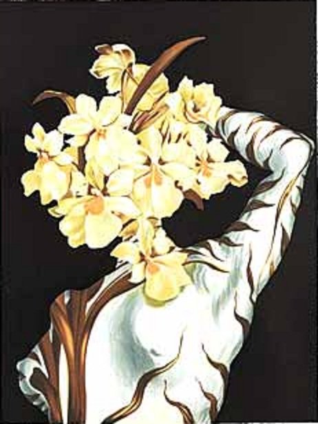 Dali Lithograph Surrealist Flower: This is a Salvador Dali lithograph titled "Surrealist Flower". Made on archival quality paper, facsimile pencil signed, numbered from an edition of 500. Measures 29" x 39". comes unframed. Comes with 