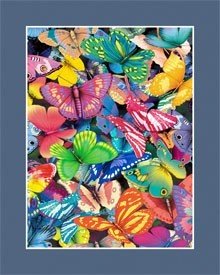 Butterfly Magic AMAZING LENTICULAR 3-D HOLOGRAM: This is a 3-D Lenticular Hologram Art picture of BUTTERFLIES by Royce. This picture can not capture the spectacular 3-D effect of these. It pops right out at you and there is so much depth. This piece