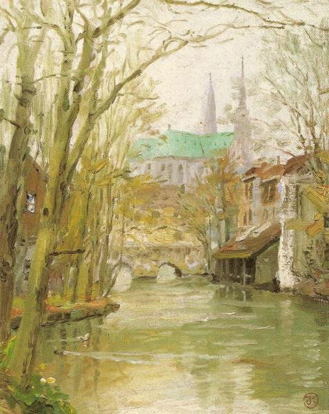 Thomas Kinkade "Chartres": Signed by the Artist Paper Lithograph Limited Edition Includes Official Thomas Kinkade Certificate of Authenticity •Approx Size: 12" x 14"