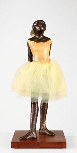 Edgar Degas THE FOURTEEN YEAR OLD DANCER Sculpture: This is a highly collectible, quality, resin sculpture with hand-painted color details, matte and glossy finish. Guaranteed fully authentic and authorized piece! Absolute Mint Condition, comes new in 