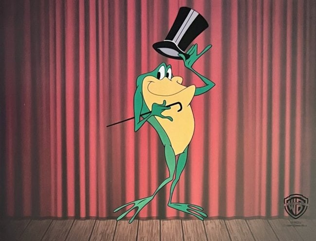 Warner Bros MICHIGAN J FROG Sericel Animation Art Cel MSRP $1,295!: This is a Limited Edition Sericel of Warner Bros Loony Tunes MICHIGAN FROG. This Cel measures 11" x 14", comes unframed, in excellent condition. This cel bears an authentication stamp by Warner Bros.T