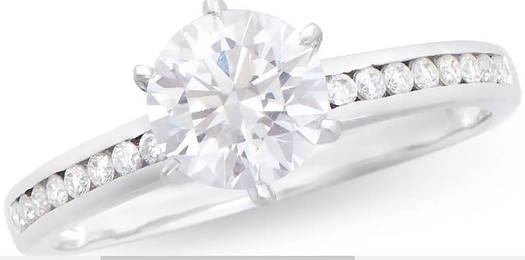 $14,995 Value! 1.27 ct IGI Certified Lab Grown Diamond Ring F VVS 2 IDEAL Cut