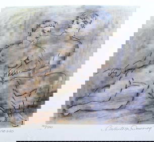 Pablo Picasso LOVERS Estate Signed Ltd Ed Giclee (1 of 1)