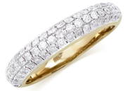 $8,795 GLS Appraisal Value! 0.85 ct Certified Natural Diamonds 14K Designer Yellow Gold Ring